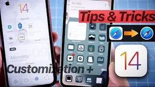 iOS 14 Home Screen customizations + icon customizations Tips & Tricks