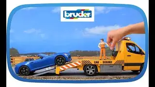 Bruder Toys MB Sprinter Autotransporter    02675    Tow truck