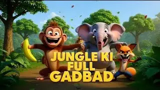 JUNGLE KI FULL GADBAD😂 | Bandar Bana Manager |#funny 
