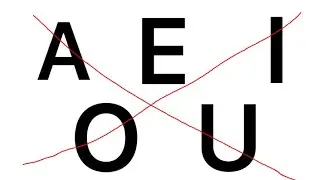 Comment using words WITHOUT vowels ONLY!