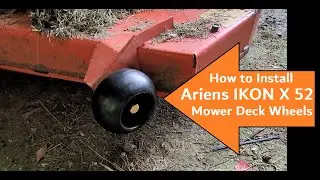 How to Replace Ariens IKON X 52 Mower Deck Anti Scalp Wheels 03905600 03471700