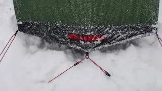 Camping Gear Test Hilleberg Akto Tent Devon Snow March 18-19th 2018