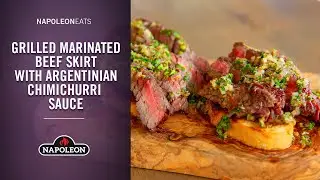 Grilled Marinated Beef Skirt with Argentinian Chimichurri Sauce on Toast Recipe by Omar Allibhoy