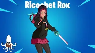 Ricochet Rox - Anime Legends - Skin Showcase & Gameplay - Fortnite