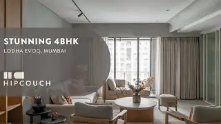 Stunning 4BHK Apartment Tour in Lodha Evoq, Mumbai | Interior Design by Hipcouch