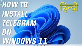 How to Install Telegram on Windows 11 PC |  टेलीग्राम ऐप डाउनलोड करने का तरीका in Computer Laptop