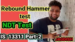 Rebound Hammer Test | Schmitt Hammer Test | Concrete Strength Test | Non destructive test! #tests