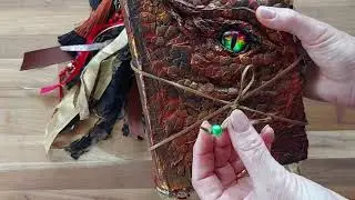 Dragon junk journal with Emma Parrish Artist digital kit.