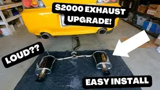 MUST UPGRADE Honda S2000 invidia Q300 Exhaust Upgrade! TITANIUM TIPS!