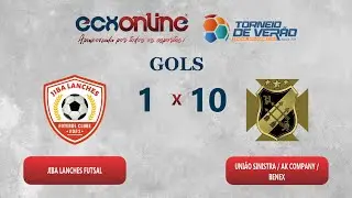 GOLS - JIBA LANCHES FUTSAL 1  x 10 UNI&Atilde;O SINISTRA / AK COMPANY / BENEX