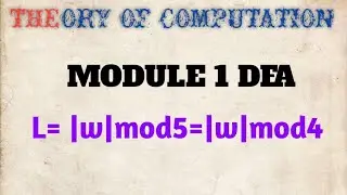 Bcs503 toc construct dfa for the strings of a's and b`s for language L={|w|mod5=|w|mod4} | edu yodha