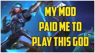 MY MOD PAID ME TO PLAY THIS GOD! ARTEMIS RANKED SMITE S10