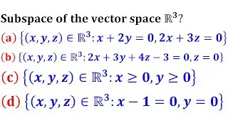 subspace of r^3 scalar multiplication in subspace of r3 iit jam 2014 linear algebra