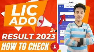 lic ado result 2023 | lic ado pre result | lic ado result date 2023