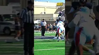 Delaware State KNOWS How To Tackle 💥 Big Open-Field Stop vs Monmouth University | MEAC Football
