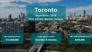Toronto Real Estate Market Report - September 2025 | Complete Market Analysis & Statistics