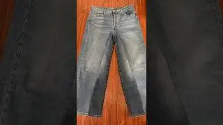 make baggy wide leg jeans with me! #y2k #rework #baggyjeans #reworkedjeans #sewing