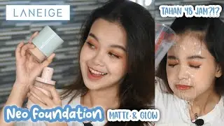 Review + Test Laneige Neo Foundation Matte & Glow | Kulit Secerah Makeup Ala Korea !