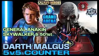 [5v5] MALGUS COUNTER w/GAS 501st *GRAND ARENA* - SWGOH