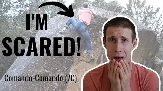 La Pedriza Bouldering | Getting SCARED on Comando-Comando (7C)
