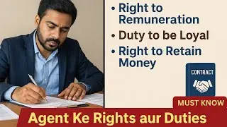 Agent Ke Legal Rights & Duties | ICA 1872 Explained with Real Examples!