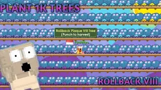 Plant 1K Trees ROLLBACK PLAQUE VIII - Growtopia Indonesia