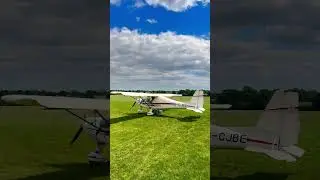 Small Aircraft cold Start-Engine Roar! #plane #aviation #pilotlife #microlight #trending #shorts #uk