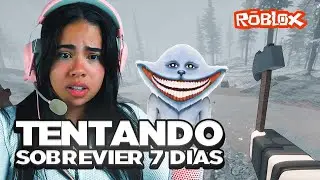 UM DIA TENTANDO SOBREVIVER NO FRIO INTENSO NO ROBLOX