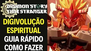 Digivolu&ccedil;&atilde;o Espiritual - Guia R&aacute;pido em Digimon Time Stranger