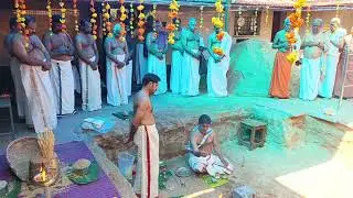 തോന്ന്യ കാവ്  ശ്രി  സുബ്രഹ്മണ്യ ക്ഷേത്രത്തിൽശ്രീക്കോവിലിൻ്റെ ശിലാസ്ഥാപനം നടന്നു
