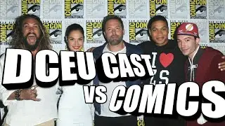 DC actors vs DC comic characters!