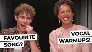 Joshua Bassett&rsquo;s favourite vocal warm-up has Sofia Wylie cracking up | CBC Kids News