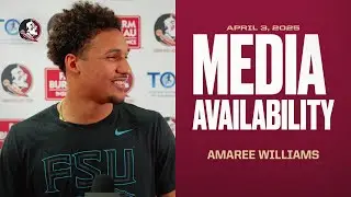 FSU Football | TE/DL Amaree Williams Post-Practice Media Availability