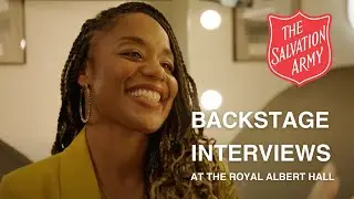 Backstage Interviews at Celebrating Christmas with The Salvation Army