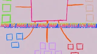 How to - make easy mind-map template ( Draw )
