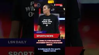 ✊ WNBA Players Make Bold Statement With All-Star Game Shirts #wnba #wnbanews