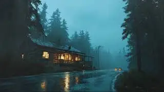 Powerful Heavy Rainstorm and Thunder That Keeps You Asleep All Night Long