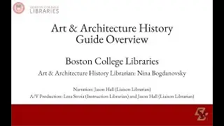 Art & Architecture History Research Guide: Introduction