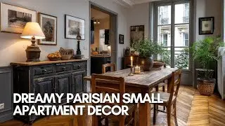 Dreamy Parisian Small Apartment Decor | Cozy & Elegant Compact Living Ideas