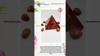Gemstone  Red Jasper Pyramid
