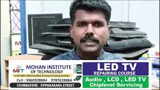 #ledtvpanelrepairingcourse #ledtvservicecente , LED TV service training in Tamil nadu