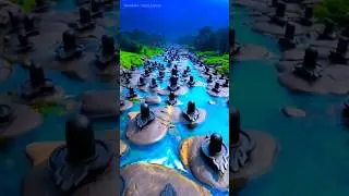 नदी मे सहस्त्रलिंगों का रहस्य। #shorts #shiv