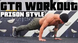 GTA Workout 10 Min Full Body Prison Workout (No Equipment) Follow Along - 5 STAR WANTED WORKOUT