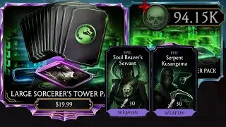 MK Mobile Sorcerer's Tower Pack Openings | Starter Pack, Large Sorcerer's Tower Pack Opening!