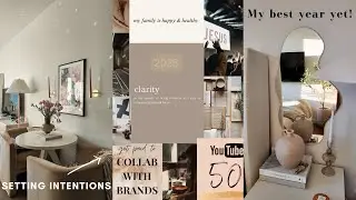 2025 Intentions | my vision board, favorite books of 2024, & life updates