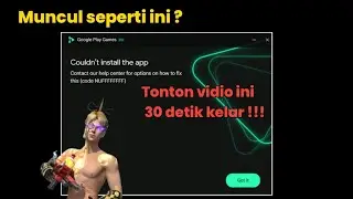 HOW TO SOLVE (Error Code NUFFFFFFFF) On Google Play PC