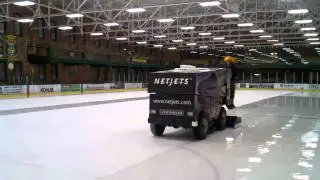 Rory the Cheeshead on the Zamboni