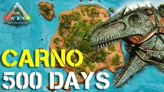 A FULL WIPE 500 Days Living In Carno Cave! - ARK PvP