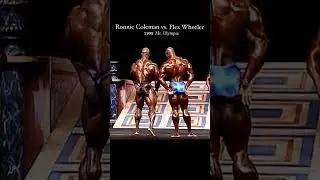 Ronnie Coleman vs. flex wheeler 1998 mr. Olympia 🔥🦍✅#youtubeshorts #bodybuilding