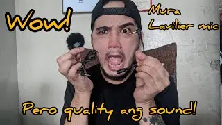 Murang clip on lavilier sa lazada napa wow ako sa quality for my motovlog use mga erp